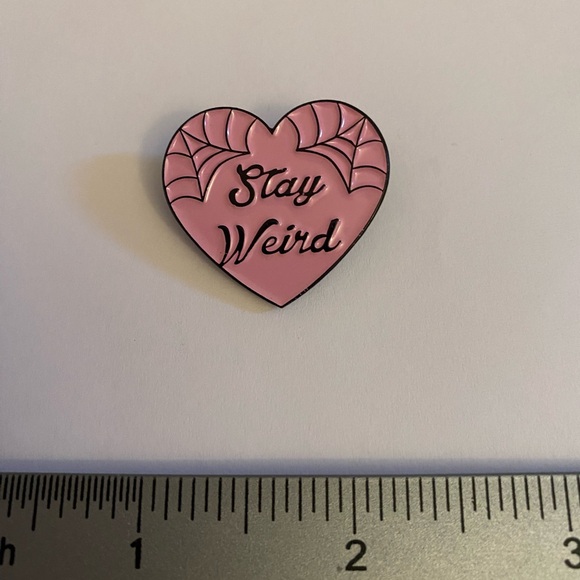 Stay Weird Pin - Picture 2 of 3